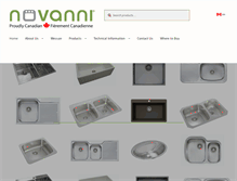 Tablet Screenshot of novanni.ca